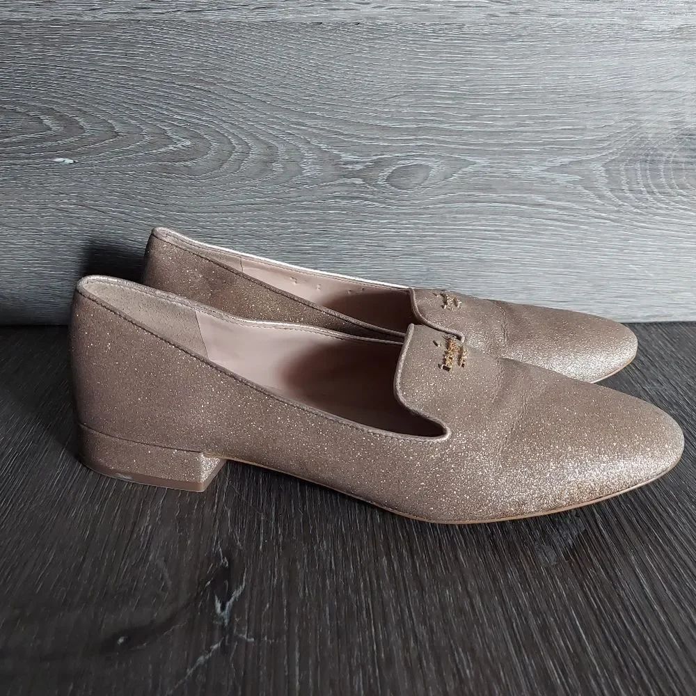 Kate Spade Claudia Glitter Loafers Size 9B